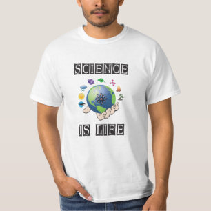 Camiseta La ciencia es la vida