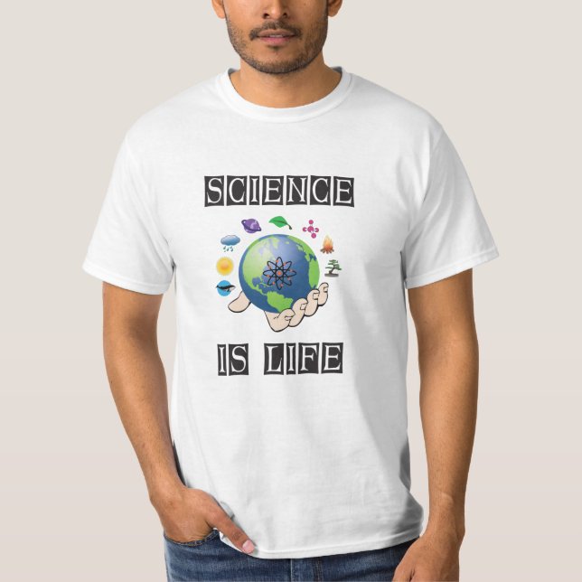 Camiseta La ciencia es la vida (Anverso)