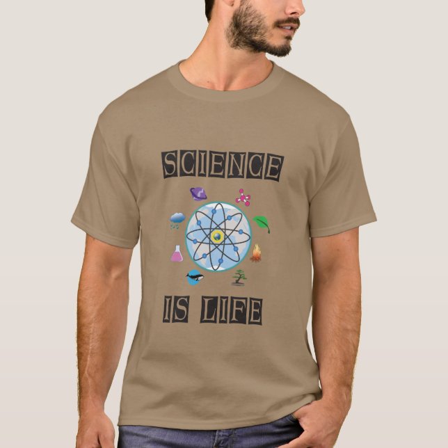 Camiseta La ciencia es la vida (Anverso)