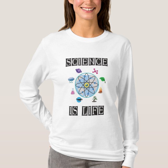 Camiseta La ciencia es la vida (Anverso)