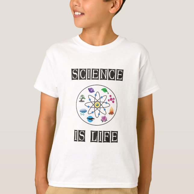 Camiseta La ciencia es la vida (Anverso)
