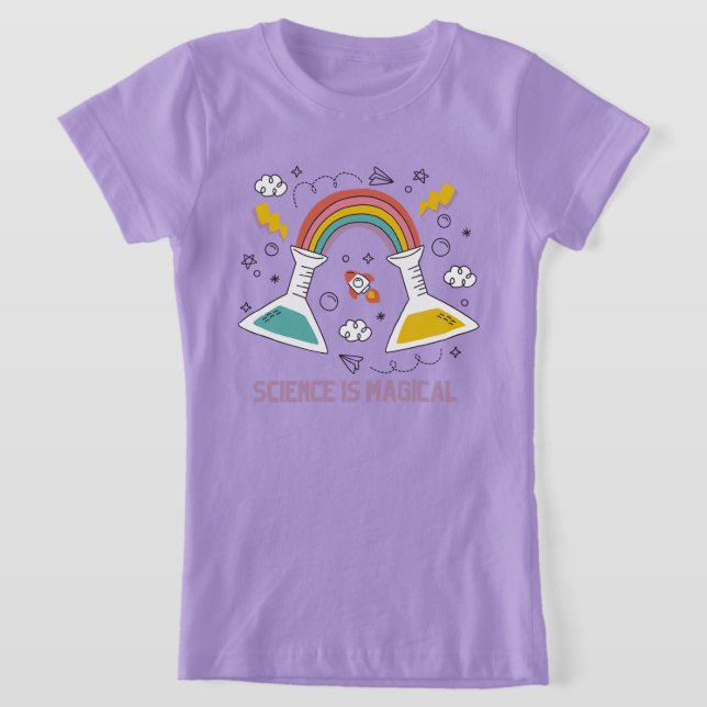 Camiseta La ciencia es mágica (Distribución)