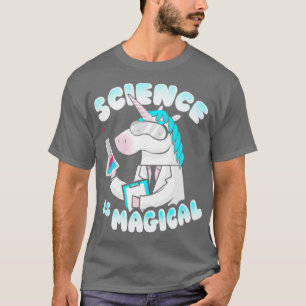 Camiseta La ciencia es mágica el divertido laboratorio Unic