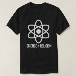 Camiseta La ciencia es mayor que la religión