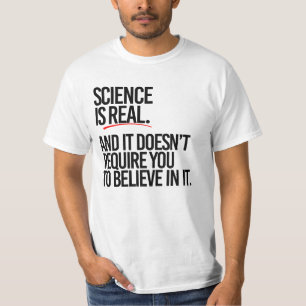 CAMISETA LA CIENCIA ES REAL