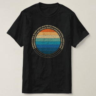 Camiseta la ciencia es real, la vida negra importa