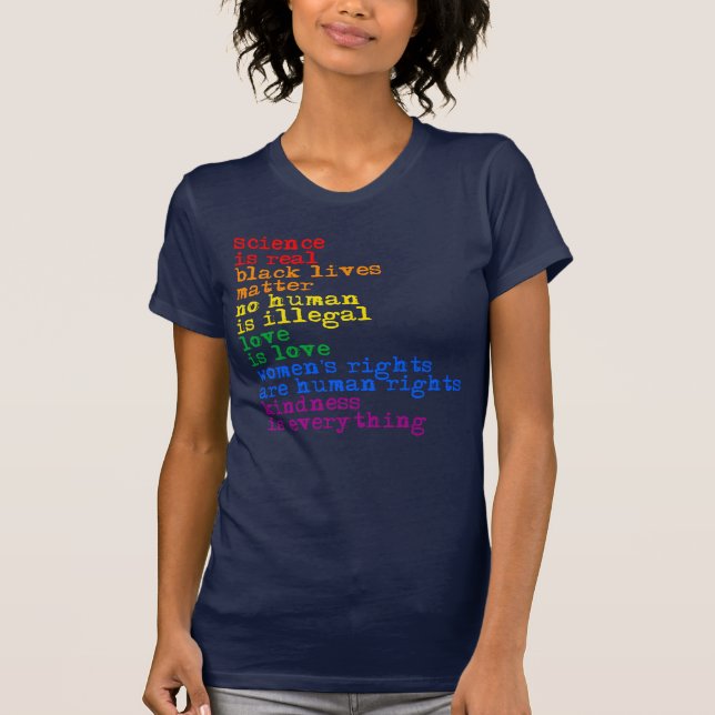 Camiseta La ciencia es real y el amor es amor (Anverso)