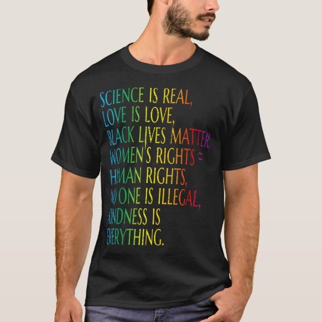 Camiseta La Ciencia Es Realmente Amable. (Anverso)
