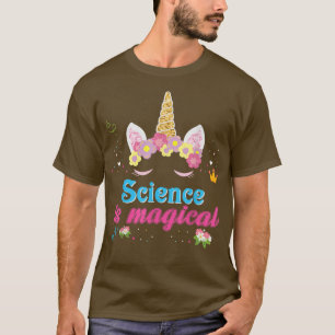 Camiseta La Ciencia Es Un Magnífico Chica De Unicornio Que 