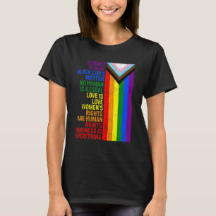 Camiseta La Ciencia Es Un Verdadero Blm El Amor Lgbt Les Ga