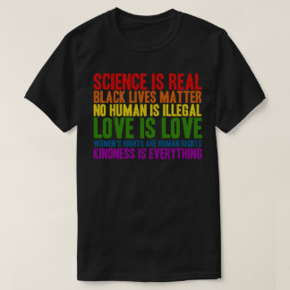 Camiseta La Ciencia Es Una Verdadera Vida Negra Importante