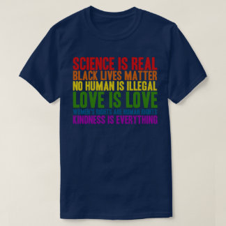 Camiseta La Ciencia Es Una Verdadera Vida Negra Importante