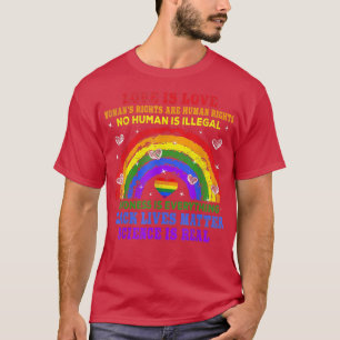 Camiseta La ciencia es vida negra real, el amor es amor LG