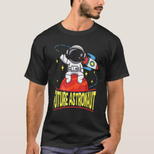 Camiseta La ciencia espacial marca el futuro astronauta