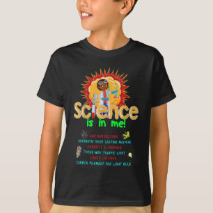 Camiseta La ciencia está en mí, inventor de historia negra