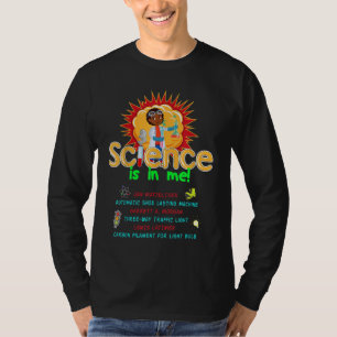 Camiseta La ciencia está en mí, inventor de historia negra