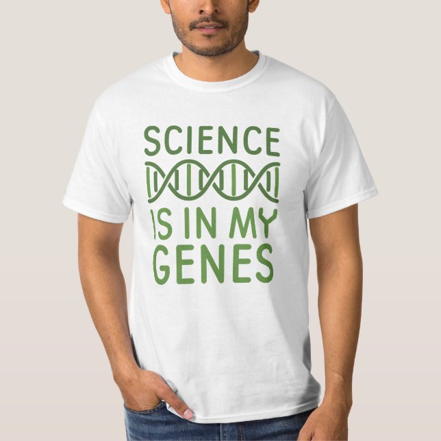 Camiseta La ciencia está en mis genes (Anverso)