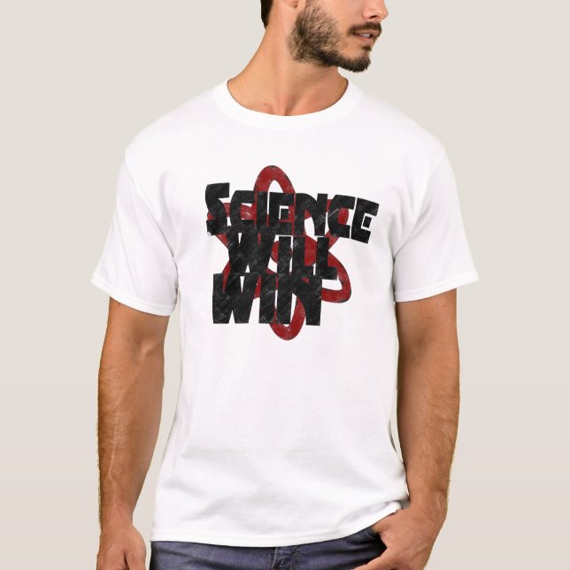 Camiseta La ciencia ganará (Anverso)