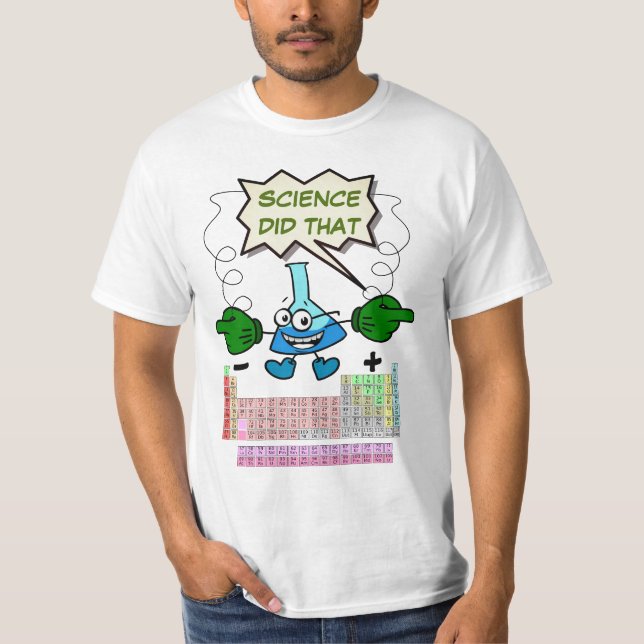 Camiseta La Ciencia Hizo Esa Química/ Física (Anverso)
