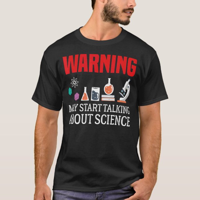 Camiseta La ciencia me encanta la cita de la ciencia (Anverso)