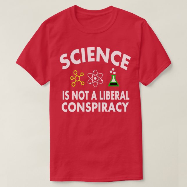 Camiseta La ciencia no es liberal (Diseño del anverso)