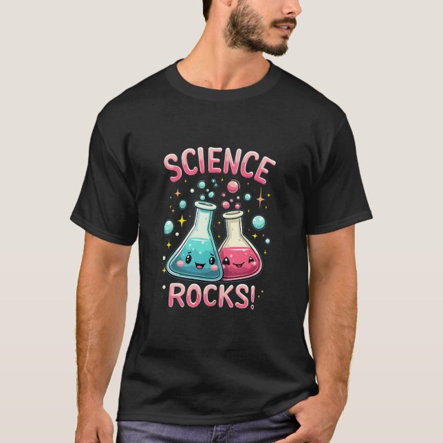 Camiseta La ciencia roca graciosos saltadores lindos (Anverso)