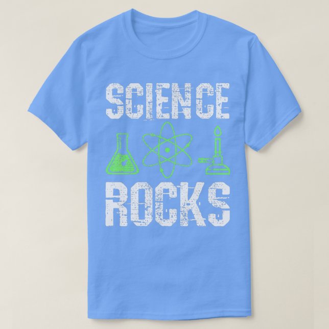 Camiseta La ciencia sacude a un biólogo profesor de química (Diseño del anverso)