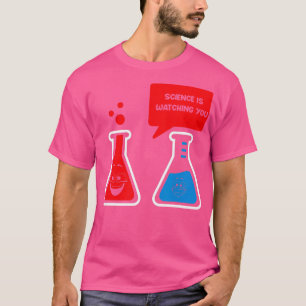 Camiseta La ciencia te está vigilando el laboratorio de cie