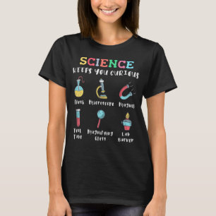 Camiseta La ciencia te mantiene curioso