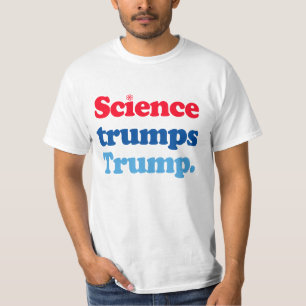 Camiseta La ciencia triunfa sobre Trump