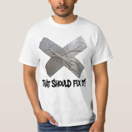 Camiseta La cinta aislante debe fijarlo