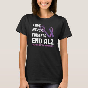 Camiseta La cinta de sensibilización de Alzheimer sobre las
