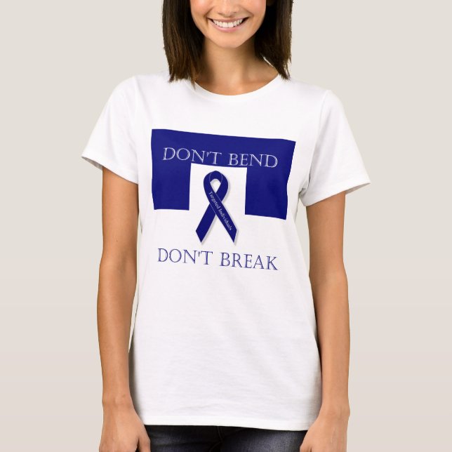 Camiseta La cinta del añil no dobla. No se rompa. DBI (Anverso)
