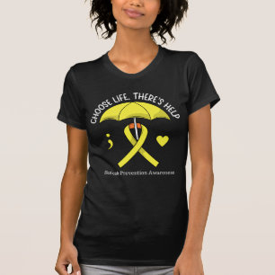 Camiseta La Cinta del Paraguas Amarillo de la Vida Concienc
