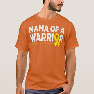 Camiseta La Cinta Dorada Mamá De Un Cáncer Infantil Guerrer