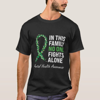 Camiseta La cinta verde de la concienciación sobre la salud