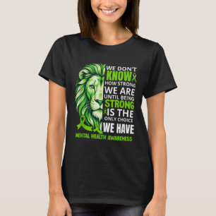 Camiseta La Cinta Verde Motivadora del León Consciente de l