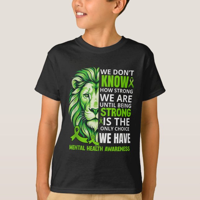 Camiseta La Cinta Verde Motivadora del León Consciente de l (Anverso)
