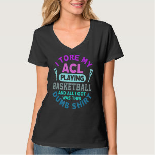 Camiseta La cirugía de rodilla de baloncesto se pone bien