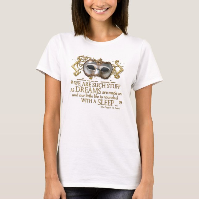 Camiseta La cita de la tempestad (versión del oro) (Anverso)