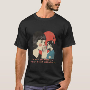 Camiseta La cita ingeniosa de Twain explicada en exceso y c
