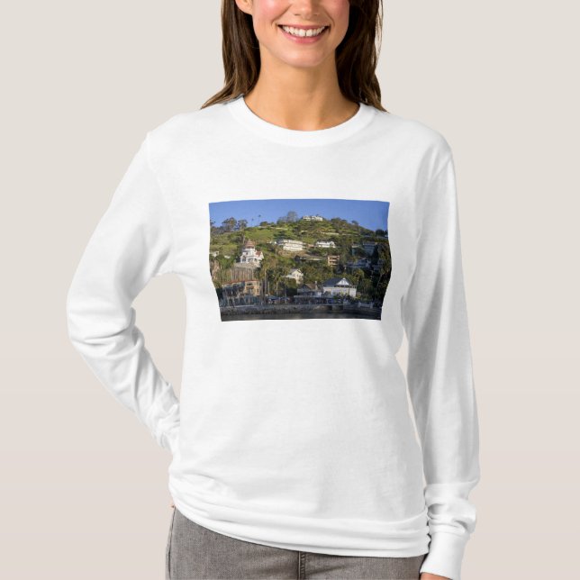 Camiseta La ciudad de Avalon en la isla Catalina, (Anverso)