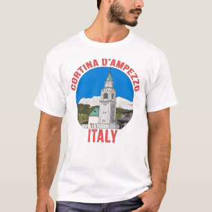 Camiseta La ciudad de Cortina en Italia