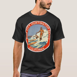 CAMISETA LA CIUDAD DE HUNTINGTON BEACH SOBREVIVIENDO CALIFO