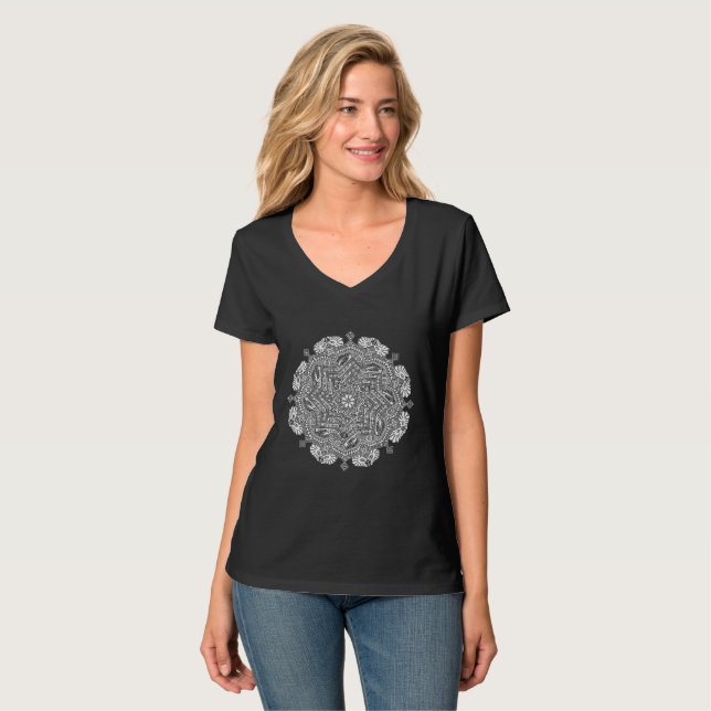 Camiseta "La Ciudad De Los Sueños" (invertido) (Anverso completo)