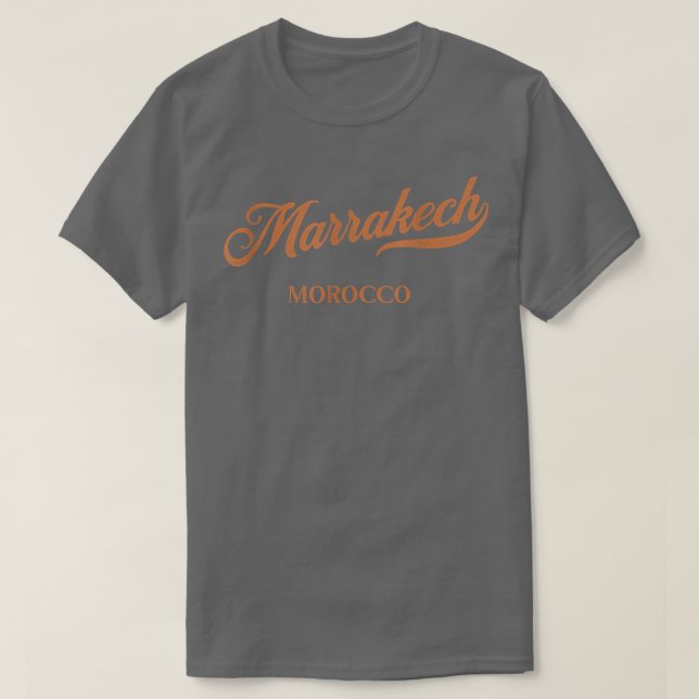 Camiseta La ciudad de Marruecos retro (Diseño del anverso)