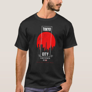 Camiseta La Ciudad De Tokio La Tierra Del Sol Naciente
