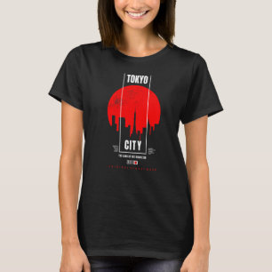 Camiseta La Ciudad De Tokio La Tierra Del Sol Naciente
