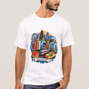 CAMISETA LA CIUDAD VENTOSA CHICAGO