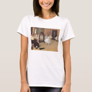 Camiseta La clase de baile de Edgar Degas, ballet del